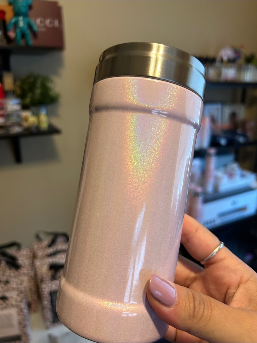 pink glitzy